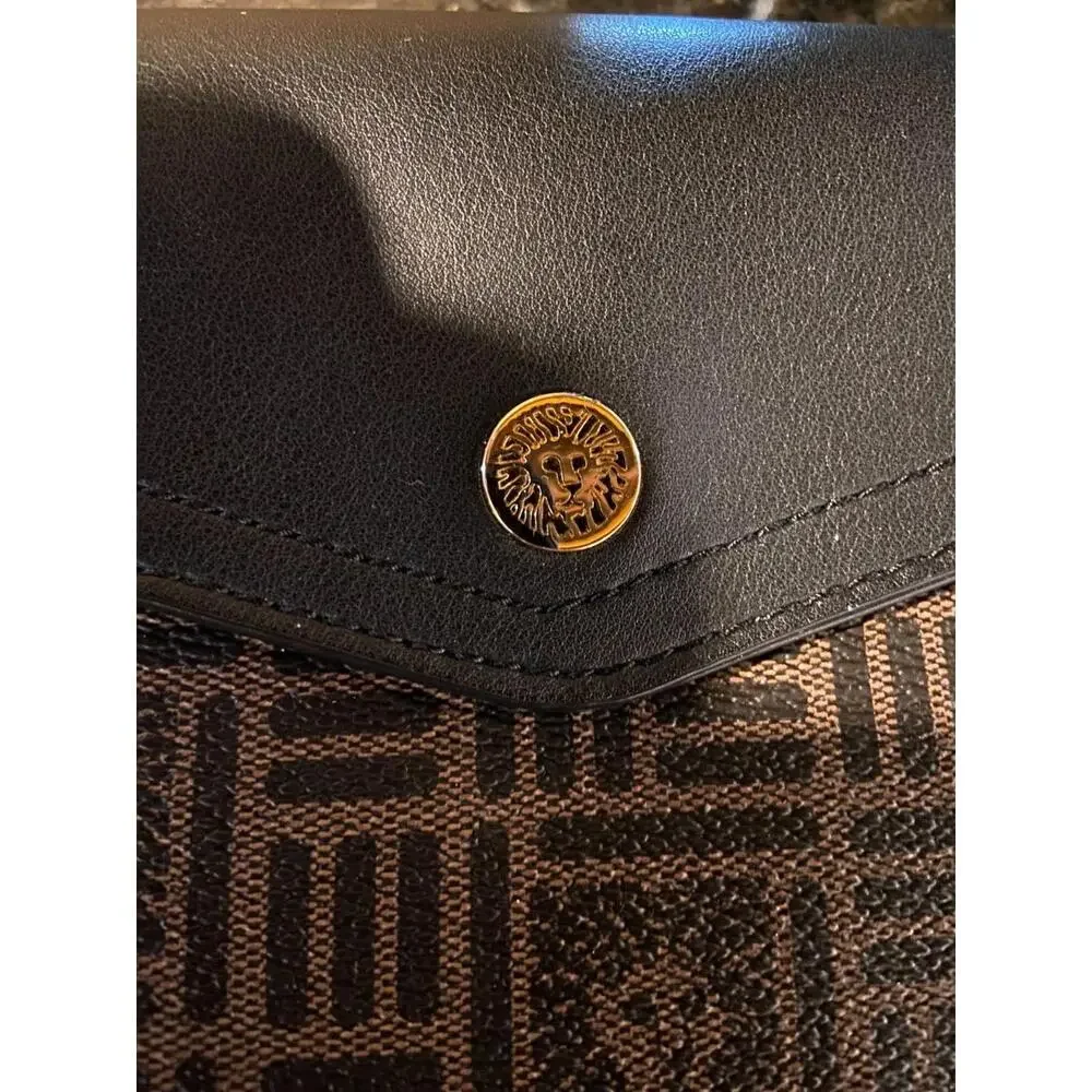 ANNE KLEIN Make Up Case Pouch Faux Leather Travel